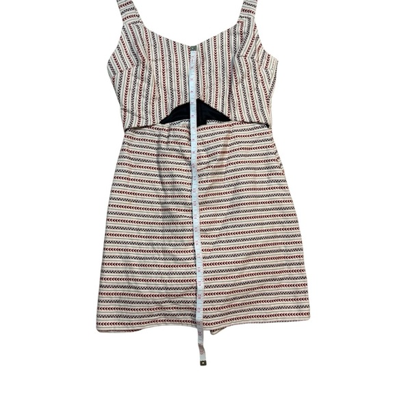 Zara TRF Women’s Small Multi Color Striped Dress Romper Cutout Tribal - Picture 6 of 11